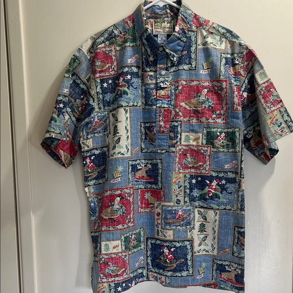 VTG 2003 Reyn Spooner Rare, limited Men’s Mele Kalikimaka Christmas Shirt XL - Picture 1 of 9